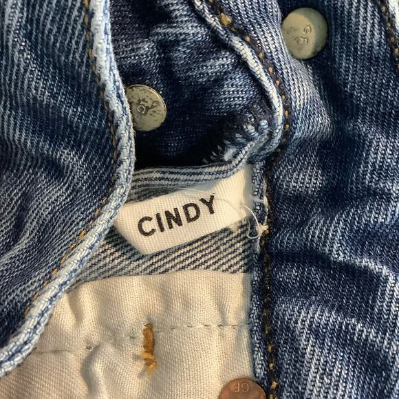 GRLFRND Cindy Cutoff Denim Jean Shorts Button Fly Side Slits 28 - Picture 8 of 8